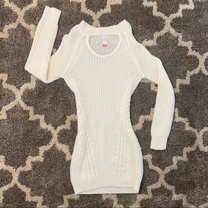 Sweater dress white medium